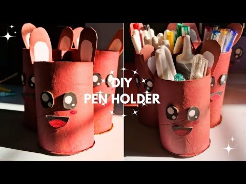 DIY PEN HOLDER || HOW TO MAKE PEN HOLDER || CRAFT IDEA