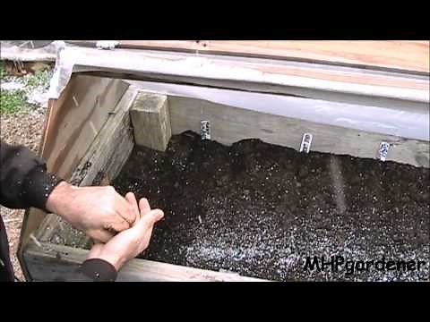 How to Start Seeds in a Cold Frame - Fun in the Snow :)