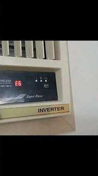 O General Window Inverter AC E6 Error Code Solved #OGeneralInverterWindowAC