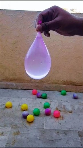 Slow Motion Hanging Balloon Burst by Baby! 🎈💫 #asmr #satisfying #trending #shorts