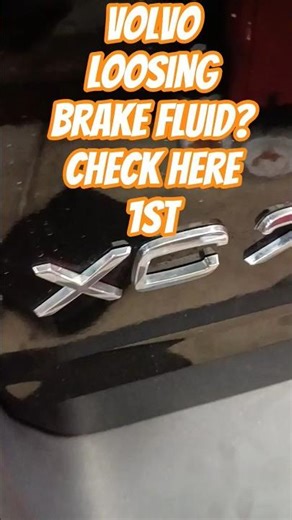 Volvo Losing Brake Fluid? Check THIS First!