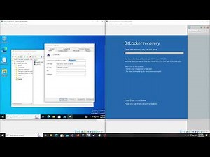 Using RSAT to recover a Bit Locker Password.