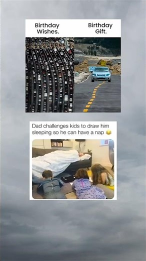 He said to his children draw him sleeping why because he wants to sleep without disturbance 😂🤣