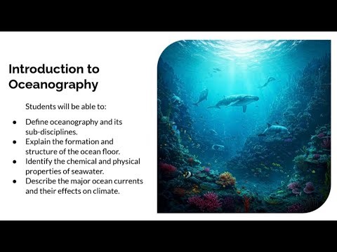 Introduction to Oceanography