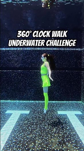 360° Clock Walk Underwater | Recreating my 2020 Challenge