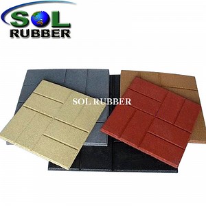 [Hot Item] Sol Rubber Residential Patio Outdoor Rubber Flooring Paver