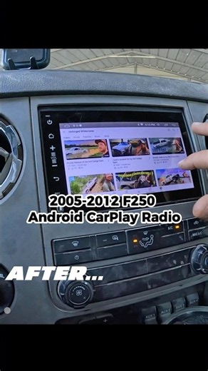 05–12 Ford F-250 factory -replacement Android radio
