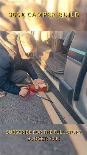 I built this camper for €300 in the STREET