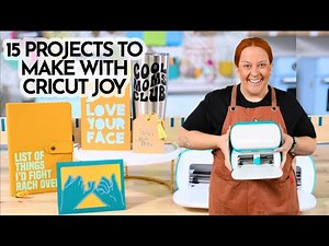 15 EASY Projects To Make With Cricut Joy!