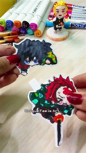 Kawaii Giyuu & Tanjiro hanging 💙💚✨ Tutorial|#shorts #craft #tutorial #anime #demonslayer #diy #giyu
