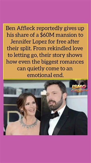 Ben Affleck Gave JLO a $60M Mansion — For FREE 😲🏠 #shorts