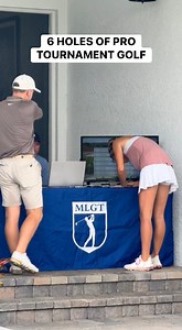 6 holes of pro tournament golf | Gabbygolfgirl