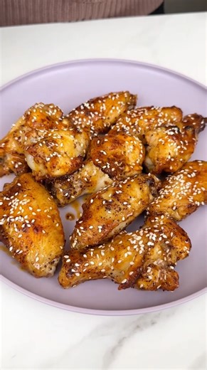 Honey garlic wings made easy in the air fryer