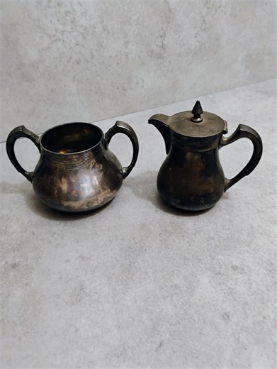 Vintage Reed & Barton Sugar and Creamer Set, Silverplate Tea Service, Mid Century Barware, Elegant Dining Decor, Collectible Gift - Etsy