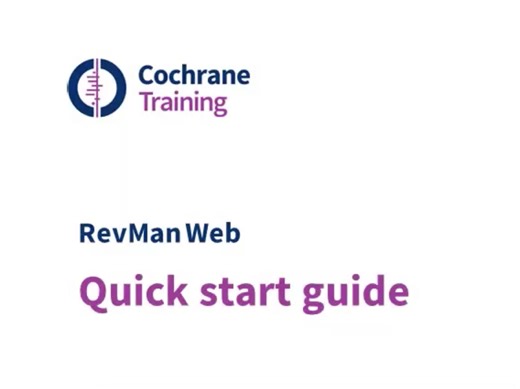 【搬运】元分析网页版工具入门介绍 RevMan Web quickstart guide