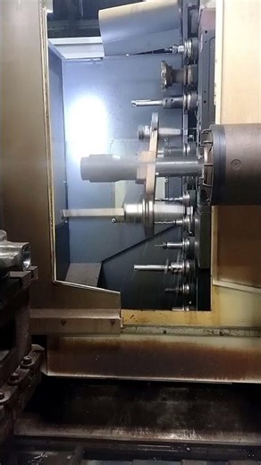 HMC Machine tool Change M6 Code Use..#hmc #cnc #vmc #machine #cncmill #youtube #shorts #shortvideo
