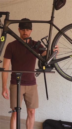 Your garage setup deserves the right repair stand. Try a stand that makes maintenance smoother, easier, and less of a hassle - like our PrepStand X, a compact and lightweight foldable workstand with unique 4-way adjustment and solid base. #topeak #preparetoride | Topeak