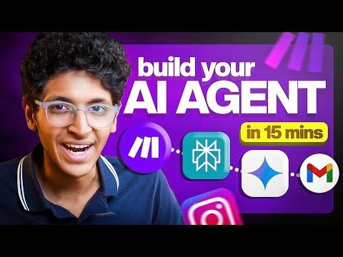 Build Your First AI Agent in 15 Minutes (NO CODING)