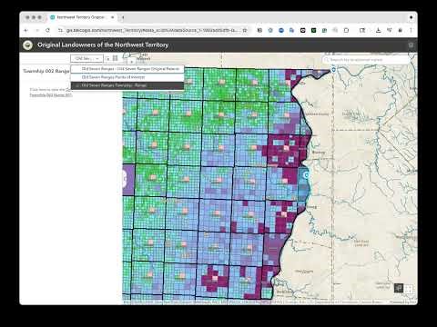 Special: Storytelling, County GIS Maps & Land Patents » The 7 Ranges & Belmont Co., OH