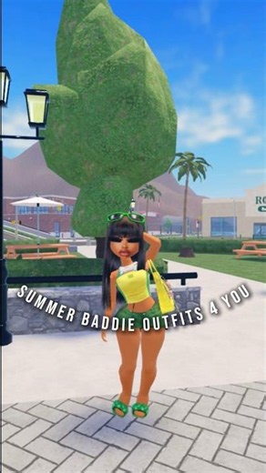 Styling the ultimate Baddie summer fits in Life Together RP ☀️🌿 #roblox #lifetogether