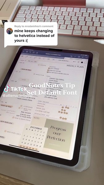 Replying to @mrsdanirhea here is how you can set your font as default in GoodNotes! This is the handwritten font in my Etsy page! It’s great for digital planning! #goodnotestip #goodnotes #goodnotesplanner #handwritingfont #goodnotestutorial #digitalplanner #digitalplanningcommunity #ipad #ipadair #ipadpro #ipadplanner #ipadnotes #ipadnotetaking #studyhacks #studynotes #studynotetaking #notetakingtips #ipadhowto #ipadtipsandtricks #ipadkid #techtok #2023planner #2023digitalplanner #applepencilti