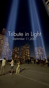 ✨ Two beams of light rise above Lower Manhattan each September 11, reaching four miles into the sky. Visible from 60 miles away, the Tribute in Light uses 88 searchlights one of the most powerful light installations in the world. It honors the Twin Towers, symbolizing memory, resilience, and hope for the future. 🕊️💙 #NeverForget #TributeInLight | The NYC Walking Show