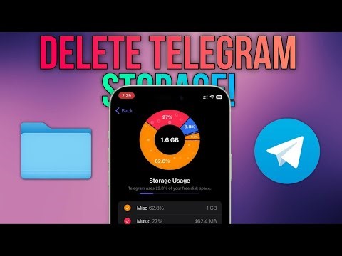 Telegram Storage Clear on iPhone || Tech Wash