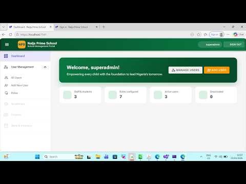 Build a School Management System in .NET 10 & Blazor — Sprint 1: Identity & User Management