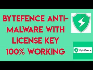 HOW TO DOWNLOAD & INSTALL BYTEFENCE ANTI-MALWARE WITH LICENSE KEY 100% FREE(2020)