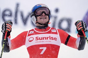 Odermatt wins World Cup giant slalom at Adelboden for record fifth straight year