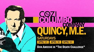 4.5K views · 84 reactions | Ann Blyth and Don Ameche star as a show-biz couple who attract the attention of the police and Quincy when a stunt goes terribly wrong - TODAY at 4PM/3c on Quincy, M.E.! | Cozi TV | Facebook