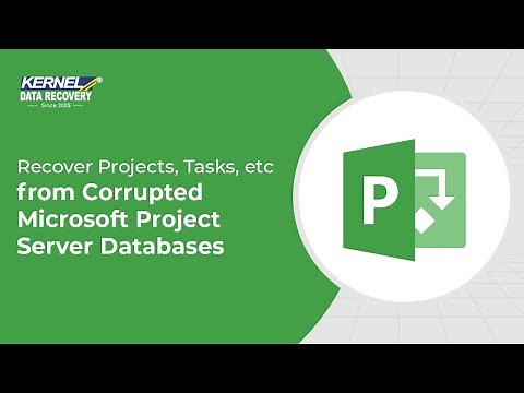 Recover Projects, Tasks, etc from Corrupted Microsoft Project Server Databases
