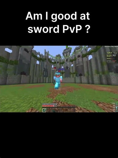 Am I good at sword PvP #minecraft #minecraftpvp
