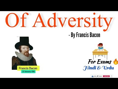 Of Adversity Essay Complete Analysis and Explanation