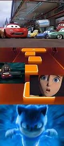 🚗⚡🦔 LIGHTNING McQUEEN vs SONIC – SPEED OF TWO WORLDS (AI) 🤖🔥