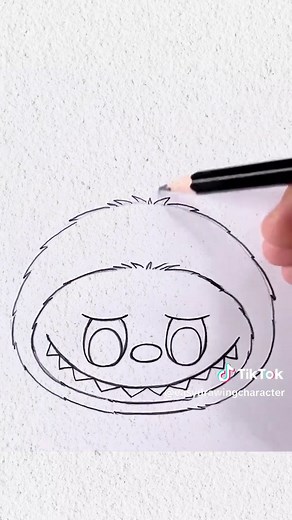 Draw Labubu Step-by-Step #drawing #labubu #arttututorial