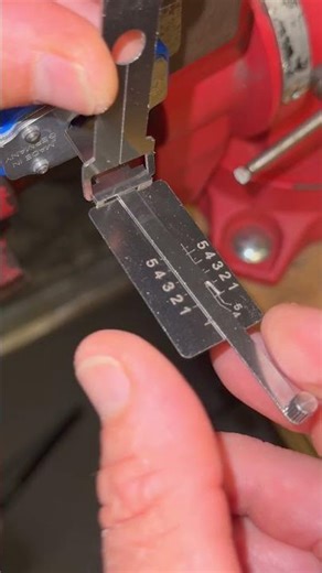 ABUS padlock with security pins picked open with the Mini Yale 5 2-in-1 Lishi style tool #locksmith