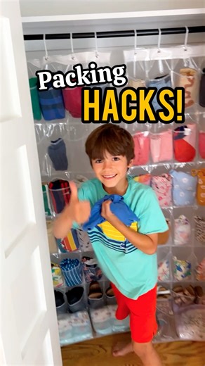 Get the links here 👉 https://7daysofplay.com/tips-for-traveling-with-children Packing for a trip with kids just got way easier. This simple combo hack keeps outfits organized and saves a ton of space in your suitcase: 👕 Pack full outfits in a hanging shoe organizer 🧳 Slide the whole thing into a vacuum storage bag ⚖️ Don’t forget to weigh it before flying to avoid extra fees! We used this on our last family trip and it made packing (and unpacking) so much less stressful. 💡 Want the exact ite