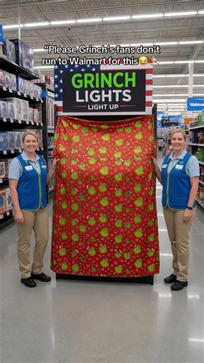 Honest Christmas Door Sign: 'Please Grinch’s Fans Don't Run to Walmart'