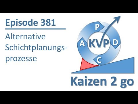 Kaizen 2 go 381 : Alternative Schichtplanungsprozesse