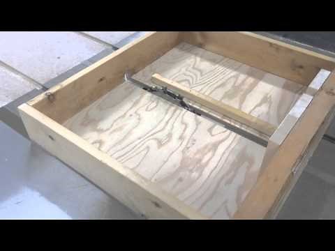 How to make a jig for cutting finger grooves in bee hive boxes
