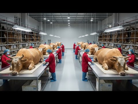Inside a Cow Hide Factory: How Leather is Made in the World’s Largest Factory ( Full Process )