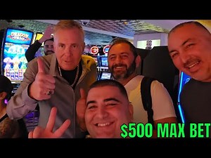 My Powerful Friends Got NUTS When I Hit $500 MAX BET BONUS