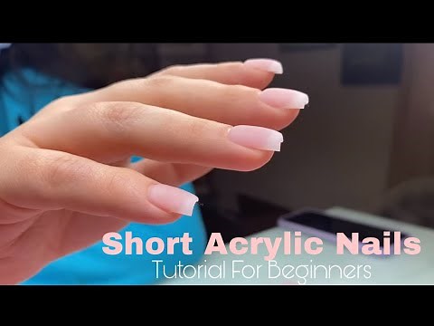 Short Acrylic Nails For Beginners | Acrylic Nails Step by Step | Acrylic Nails Tutorial