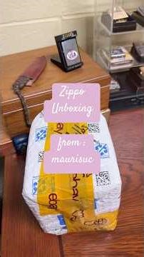 Zippo unboxing 🔪 📦