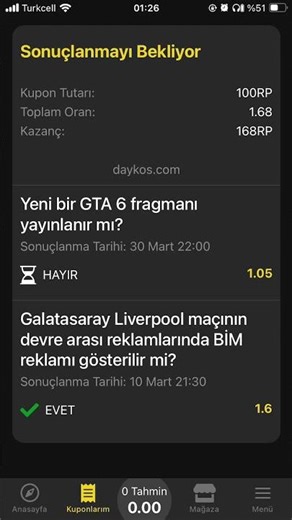 Uygulamamızı app store'dan indir.