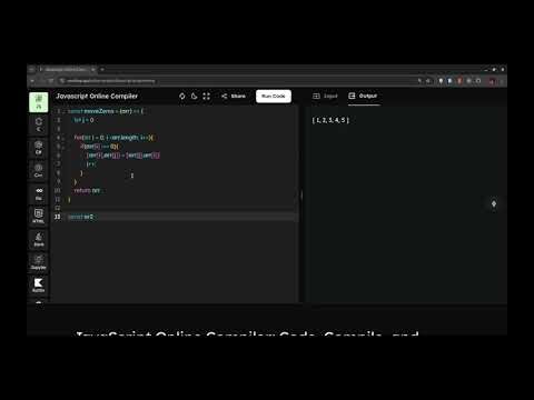 How to move zeros using JavaScript|DSA step by step