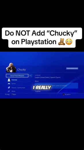 Don't Add Chucky on PlayStation - My Scary Experience
