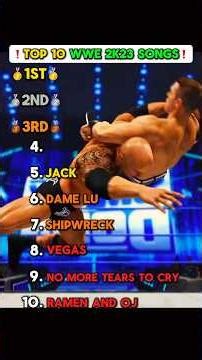 ❗️TOP 10 WWE 2k23 SONGS❗️
