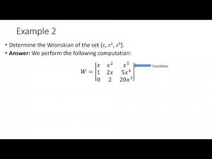 Wronskian